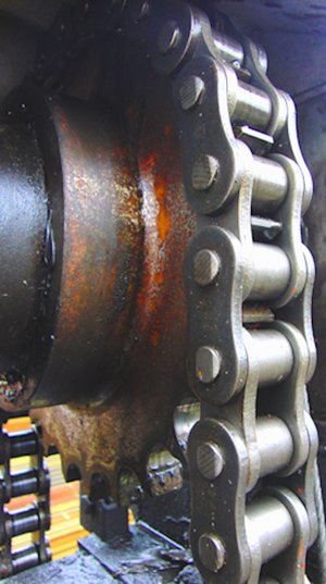 Geteilte Kettenräder reduzieren die Montagzeit um über 70%